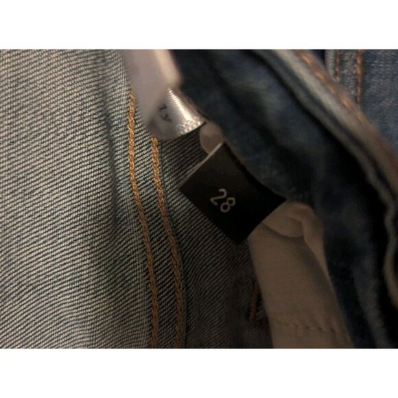 Bridge by GLY "Buckle" distressed Mid Rise Skinny Size 28 - Picture 5 of 14